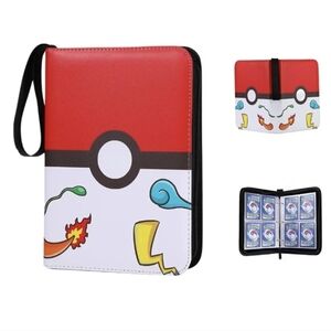 NWT - Pokemon Trading Card Binder 2 By 2 Slots With 50 Pages